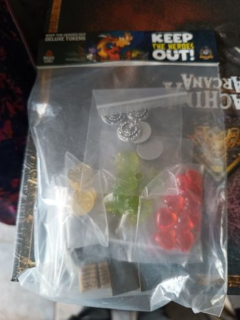 Keep the heroes out token ressources 3d