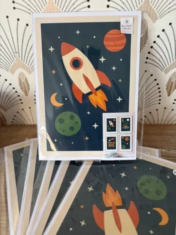 Affiches Space Dream pour chambre enfant