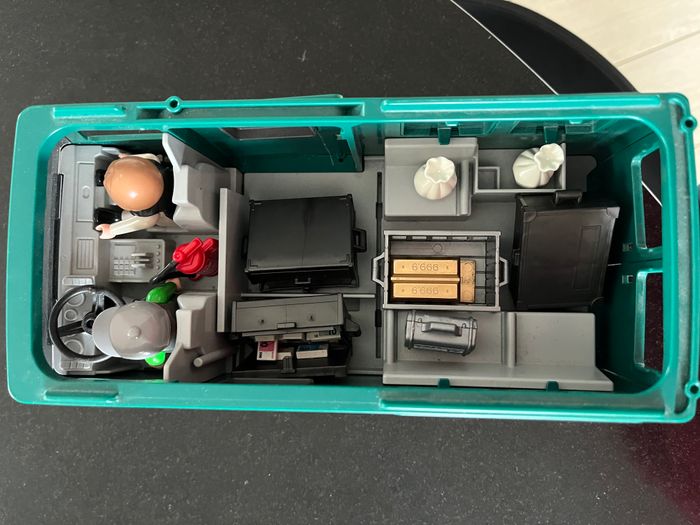 Camion/fourgon Playmobil “convoyeur de fonds” (réf. 5566) - photo numéro 9