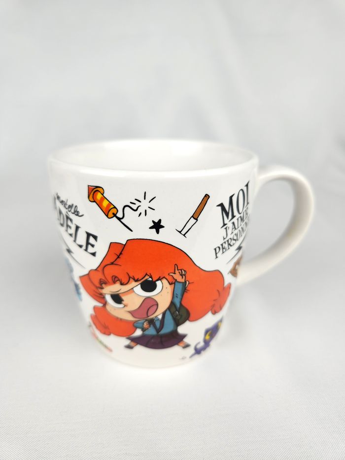 Mug Mortelle Adèle Tasse Blanche Dessin Animé Humour Enfant Collection - photo numéro 3