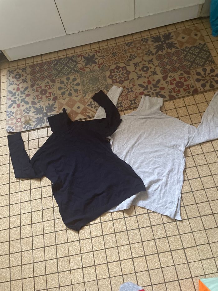 Lots de deux col roulé enfant