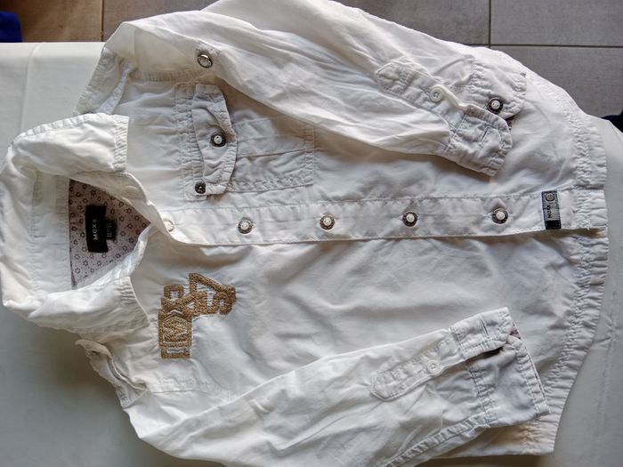 Chemise blanche manches longues 4ans - photo numéro 3