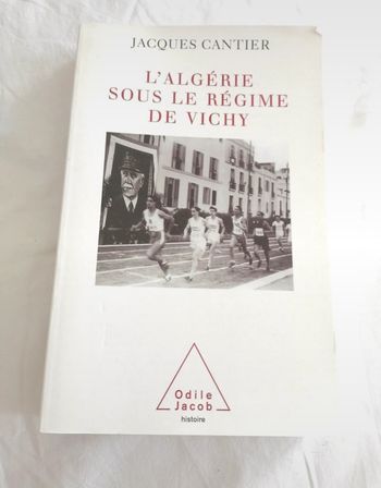 Livre L'Algérie sous le régime de Vichy