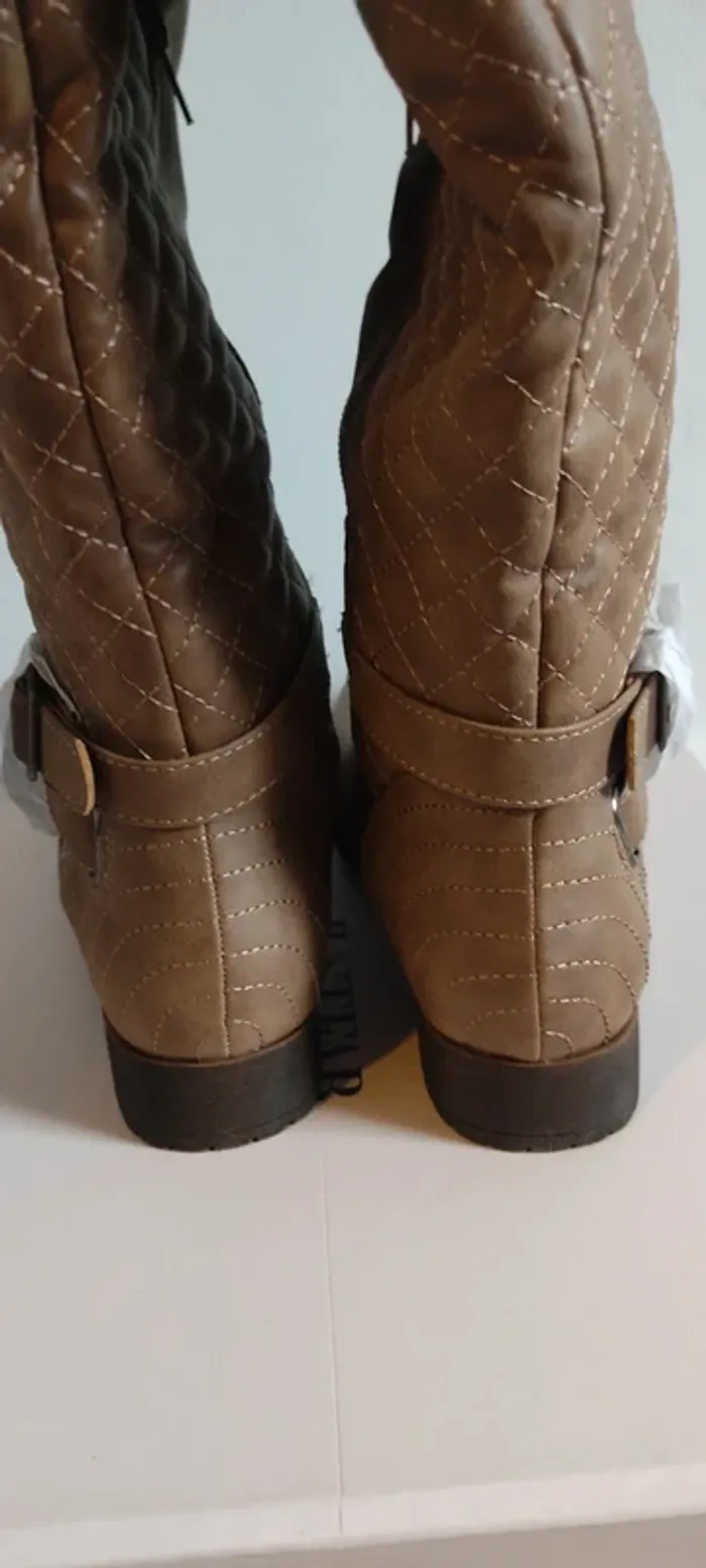 JustFab Bottes hautes Mahira taille 36 - photo numéro 8