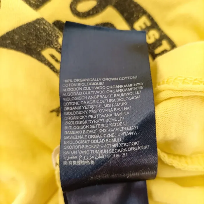 Tshirt enfants jaune hilfiger 2 ans Coton Bio A1312 - photo numéro 6