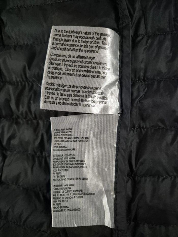 Veste longue 3/4 Michael Kors gris foncé noir pour femme package down fill - photo numéro 9