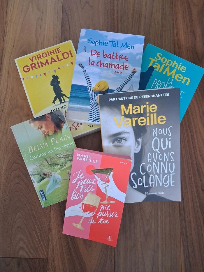Lot de 5 romans dont 2 de Marie Vareille - photo numéro 1