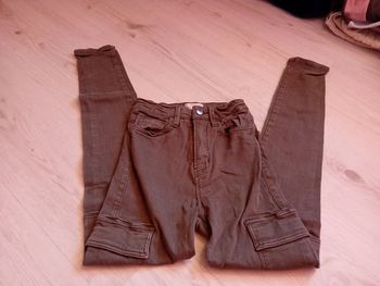 Jean skinny kaki taille 32
