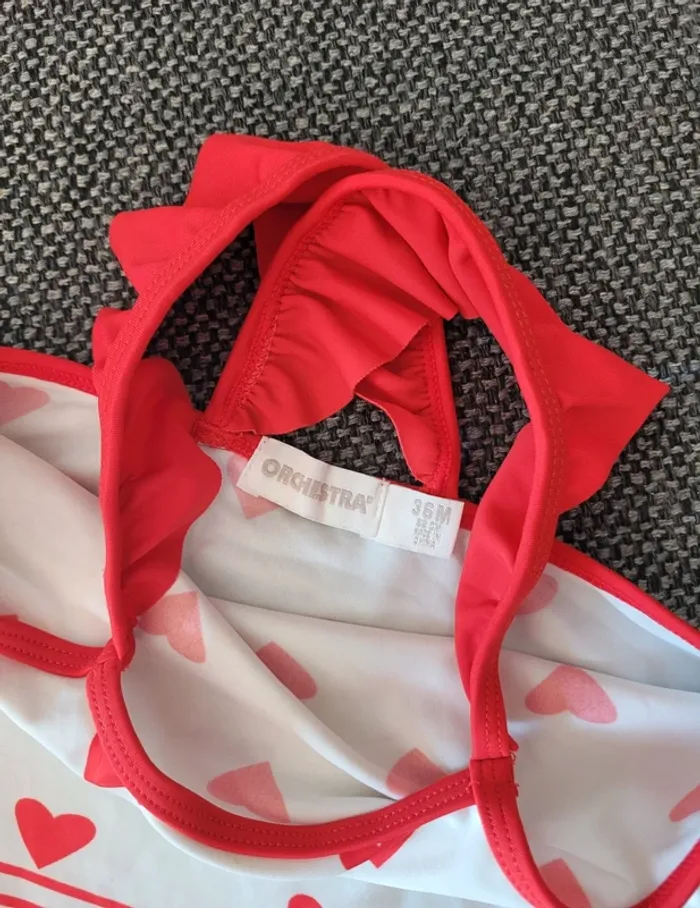 Maillot de bain fille 1 pièce Orchestra 36 mois - photo numéro 2