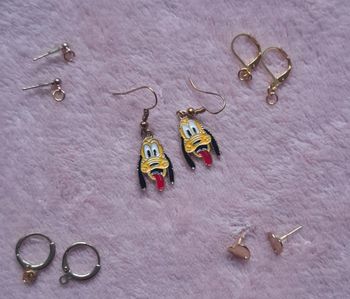 Boucles d'oreilles Pluto Disney