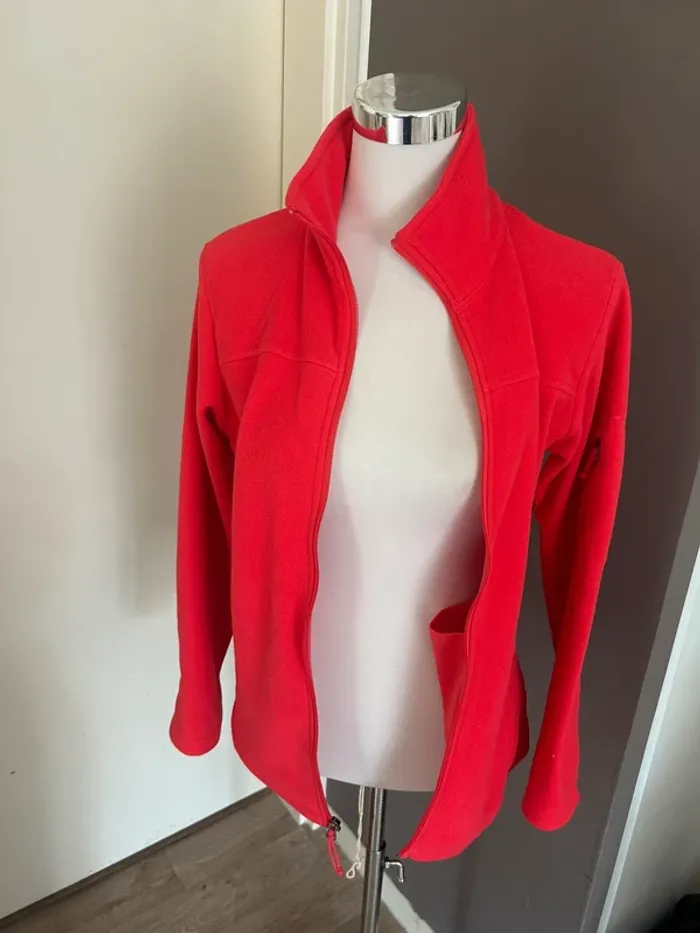 Columbia, veste zippe polaire, rose, corail taille S/36 - photo numéro 3