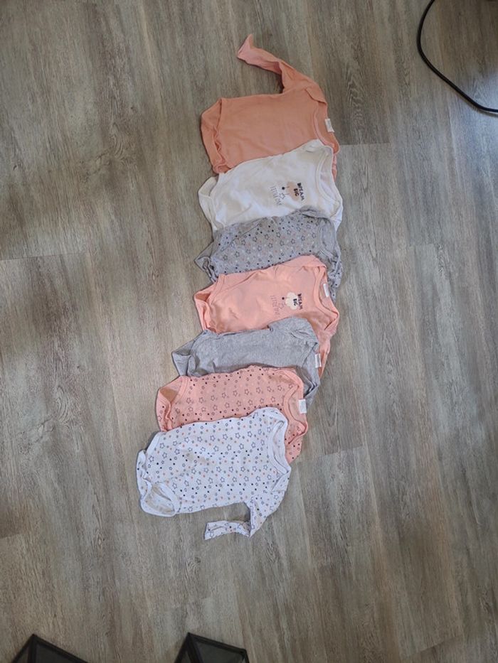 Lot 7 bodies manches longues