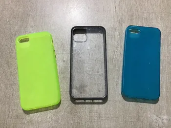 Lot 3 coques téléphones