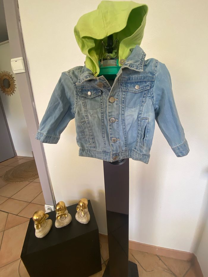 Veste en jean bébé 3 mois