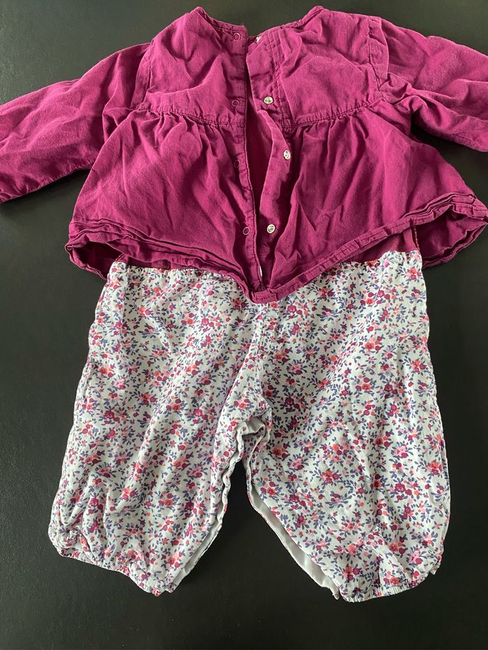 Combinaison mi saisi fleuri 6m