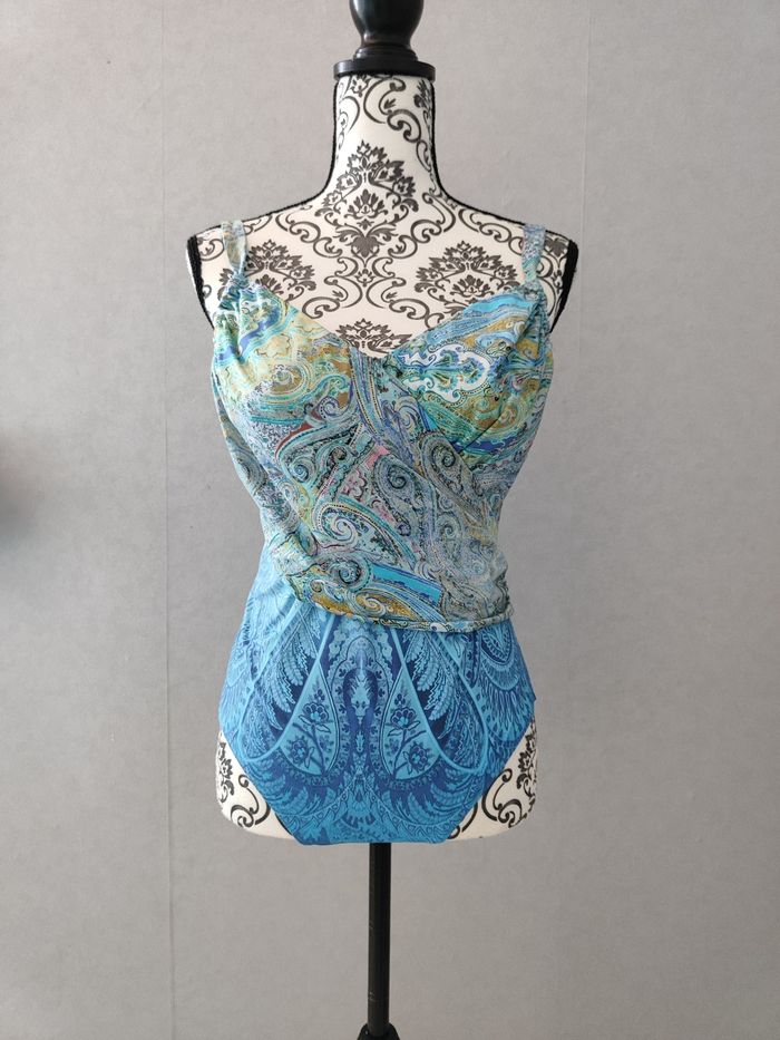 maillot de bain turquoise une pièce Maison Lejaby - photo numéro 10