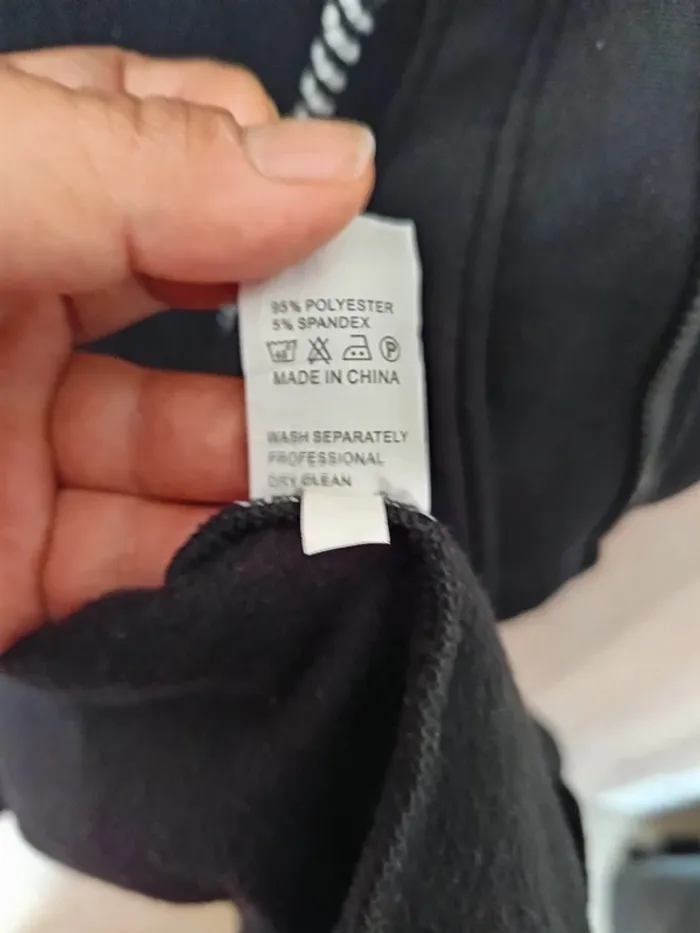 Veste sweat long à capuche asymétrique M - photo numéro 7