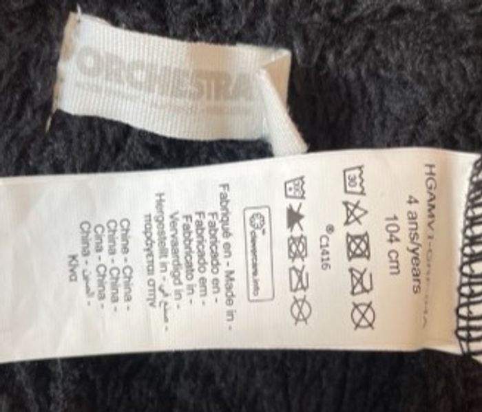 Surpyjama pingouin en polaire à capuche 4a 104cm - photo numéro 5