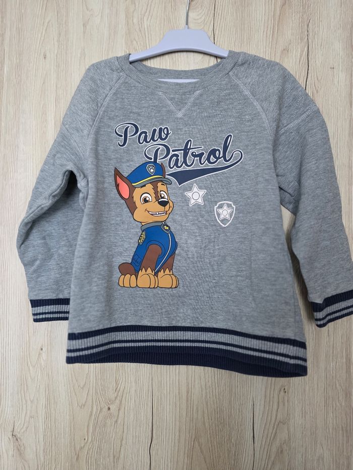 PULL GARÇON NICKELEDEON GRIS PAW PATROL CHASE 6ANS