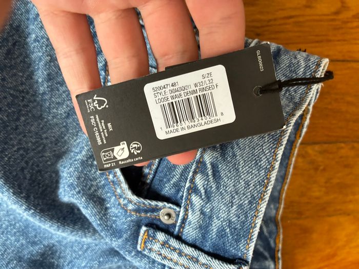 Jean amble Dickies bleu clair délavé - Taille W32/L32 - Neuf - photo numéro 4