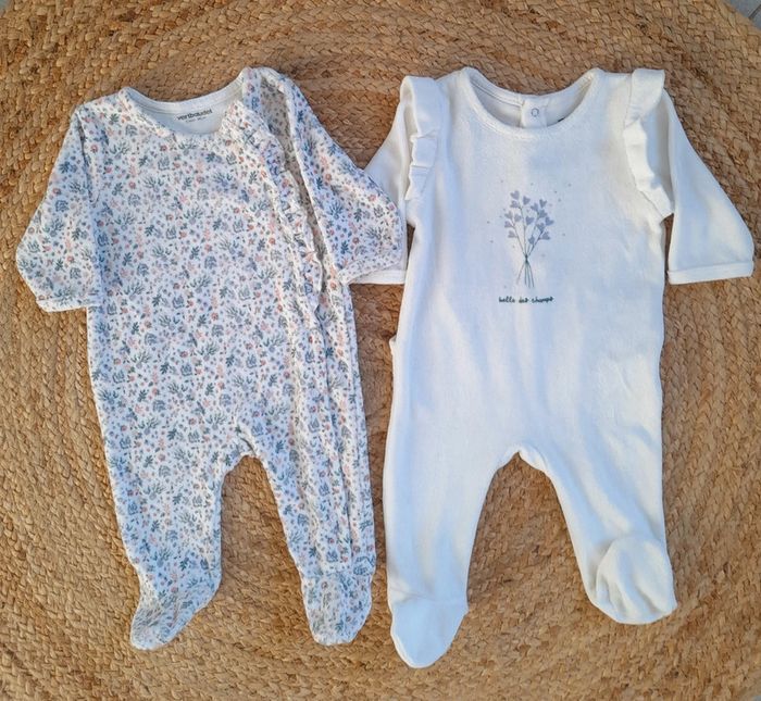 Pyjamas Vertbaudet 3 mois
