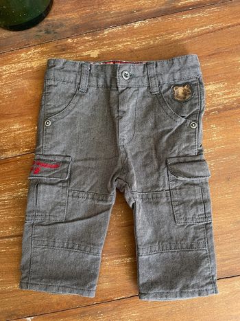 Pantalon doublé gris la compagnie des petits 6 mois