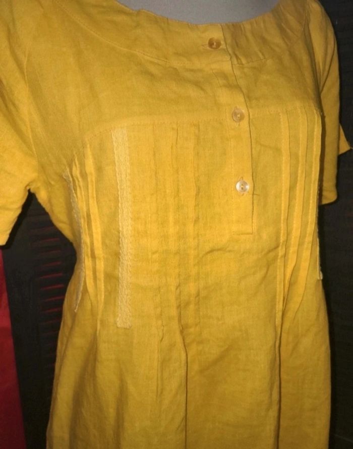 Robe lin et coton HiK taille S - photo numéro 4