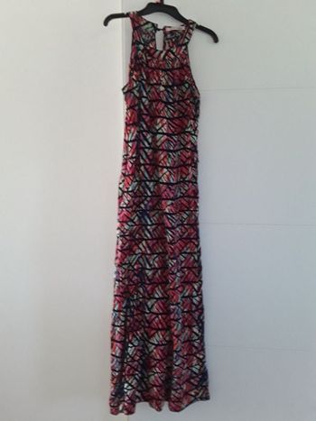 Robe longue imprimée 38/40 MISS SARA TBE