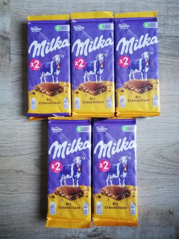 Tablettes Milka Riz croustillant