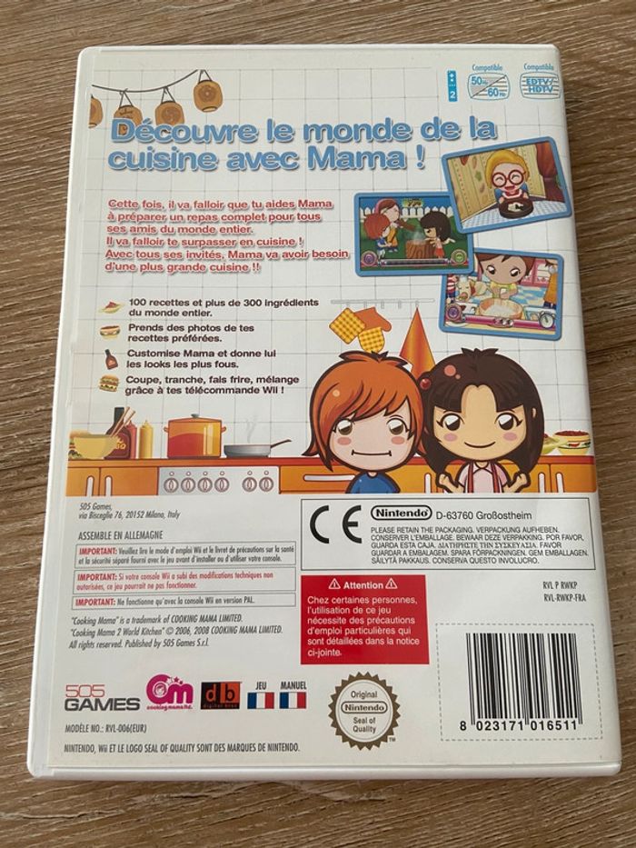 Cooking mama 2 tous a table 2 nintendo wii - photo numéro 3