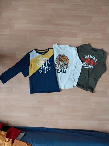 3 tee shirt manches longues