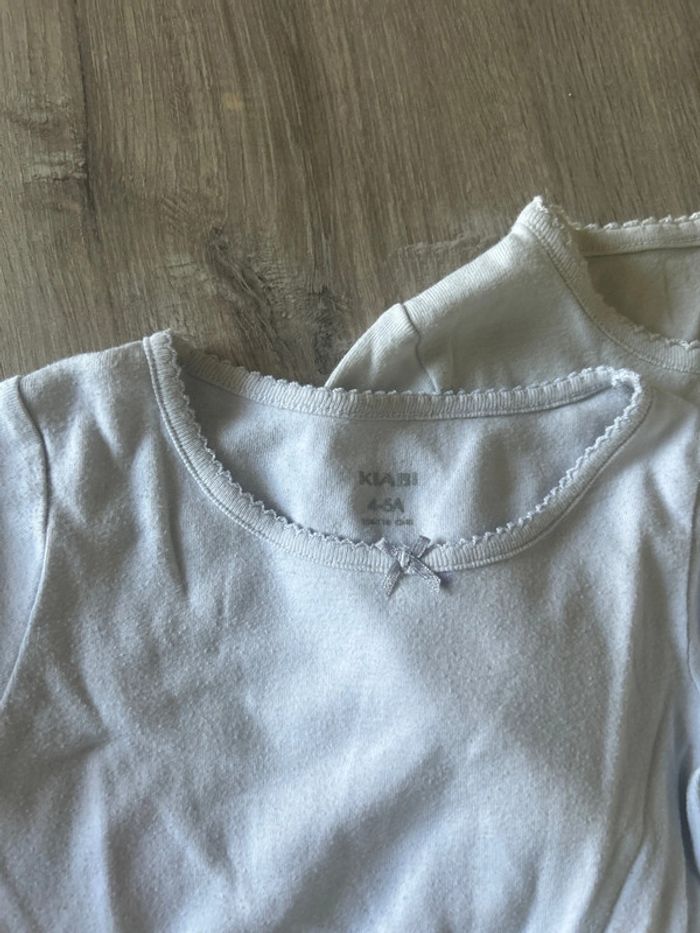Lot de 2 maillots de corps 4/5 ans - photo numéro 2