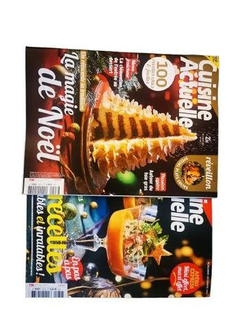 Cuisine actuelle novembre-décembre 2024, recette Noël 🤶