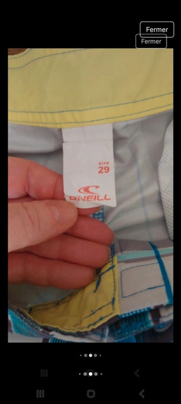 Bermuda femme O'neill taille 29 taille M fr 38 - photo numéro 6
