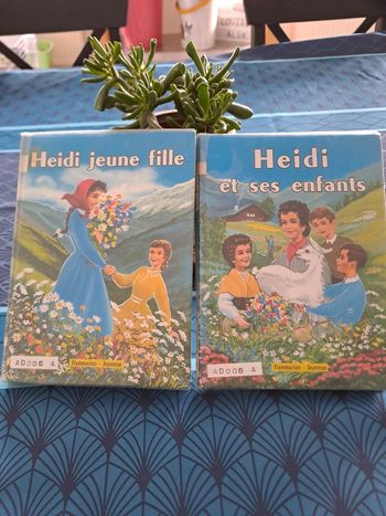 Lot de 2 Livres Heidi, Johanna Spyri