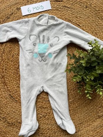 Pyjama velours 6 mois