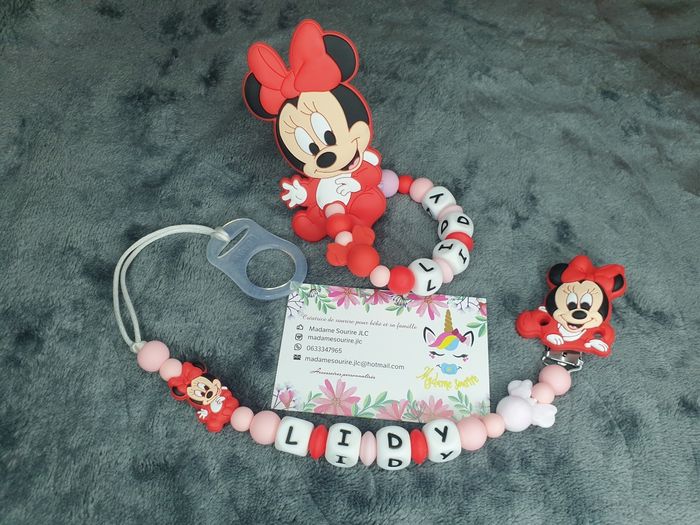 Attache tétine + Hochet - photo numéro 3