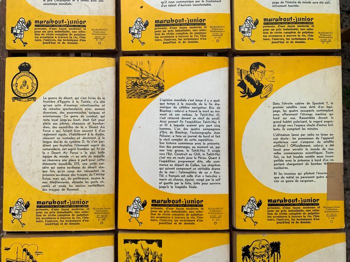 Lot 9 livres de la collection Marabout Junior - Vintage - photo numéro 9