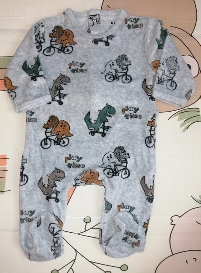 Lot de 5 pyjamas bébé garçon 3 mois kiabi orchestra et mot d'enfant - photo numéro 4
