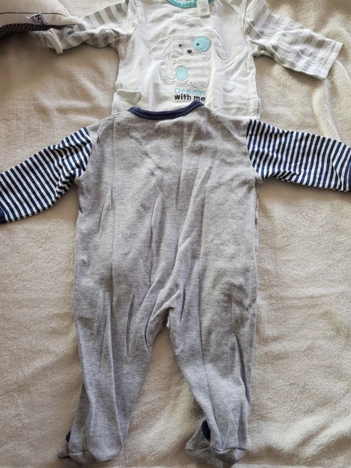 Lot de 3 pyjamas légers bébé garçon 1 mois - photo numéro 5