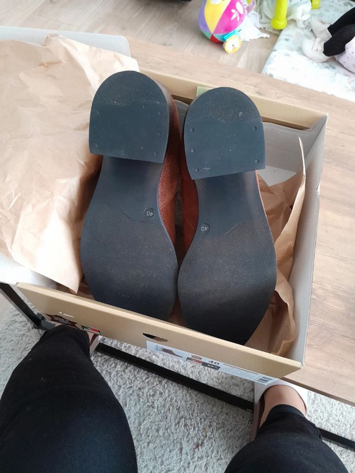 Bottines femme cuir 40 - photo numéro 12