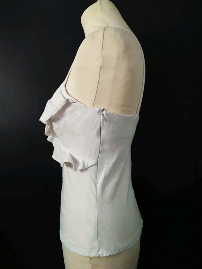 Top 100% lin blanc - photo numéro 3