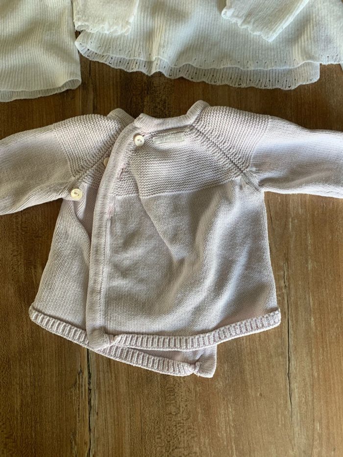 Lot de 5 pulls/ gilets fille 1 mois - photo numéro 5
