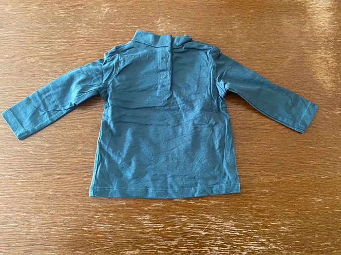 T-shirt col roulé vert licorne - photo numéro 4