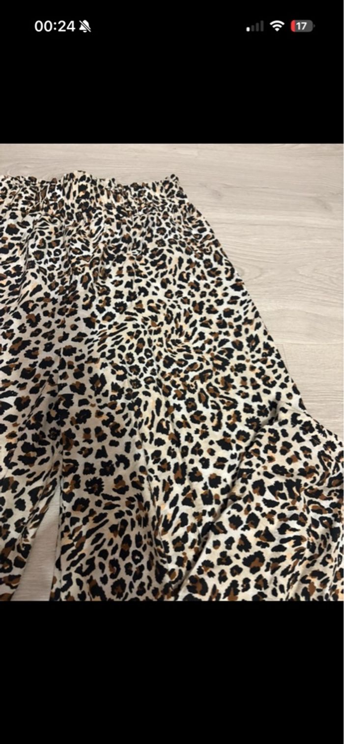 Pantalon large léopard - photo numéro 2