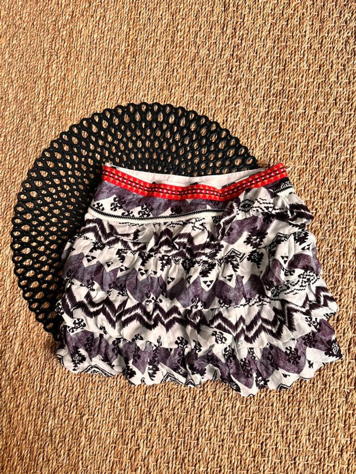 Jupe volant ethnique