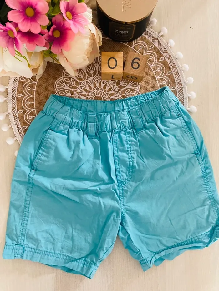 Short turquoise