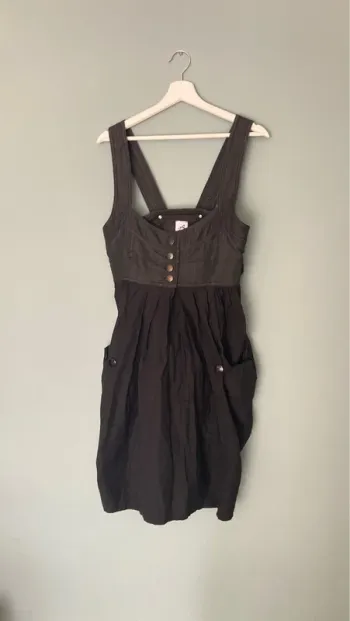 Robe Noire à Bretelles Jacqueline Riu 36