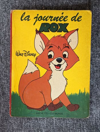 Livre ancien Disney : La journée de Rox