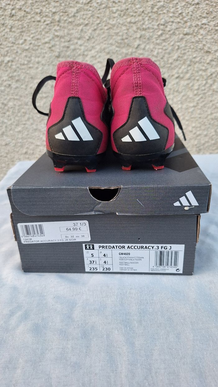 ⚽️ Paire de crampons / Chaussures de foot Adidas pointure 37 1/3 - photo numéro 5